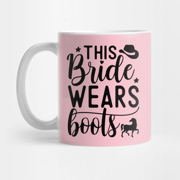 This bride wears boots | wedding; country; country girl; cowgirl; horse rider; horses; hen; bachelorette; party; hen's party; bride gift; bridal shower; getting married; by Be my good time